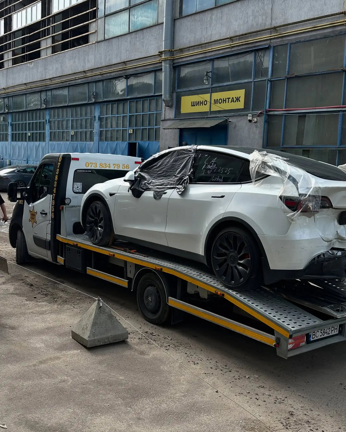 Евакуація мотоцикла